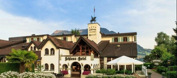 Schloss-Hotel Merlischachen - Hotel-Außenansicht, Quelle: Schloss-Hotel Merlischachen