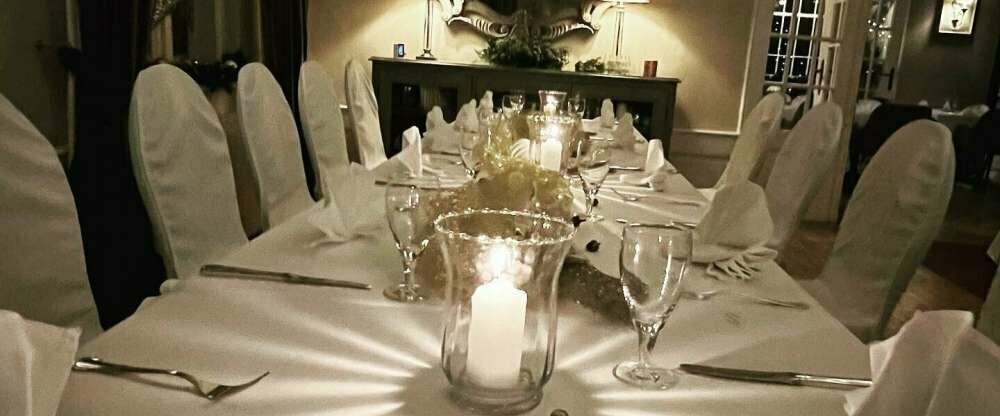 Festliche Tafel im Schlossrestaurant WOLTER's