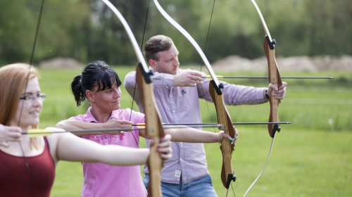 Schloss Krugsdorf - Instinktives Bogenschießen