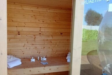 Outdoor-Sauna, Quelle: Schloss Krugsdorf Golf & Hotel