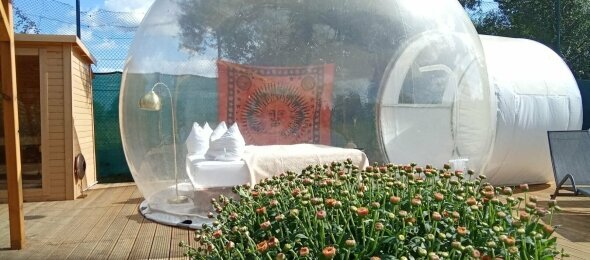 Bubble Tent Exklusiv, Quelle: Schloss Krugsdorf Golf & Hotel