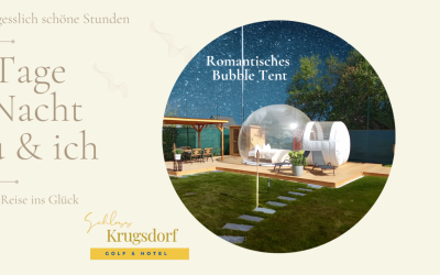 Romantik im Bubble Tent mit Wellness-Garten