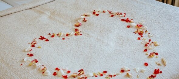 Romantik in der Hochzeitssuite, Quelle: Schloss Krugsdorf Golf & Hotel