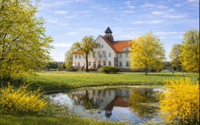 Schloss Krugsdorf im Frühling