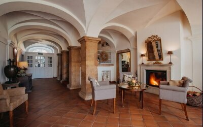 Schloss Lomnitz - Hotel -Innenansicht - Hotellobby