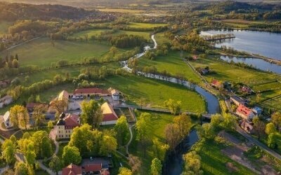 Schloss Lomnitz - Umgebung - Bober (Fluss)