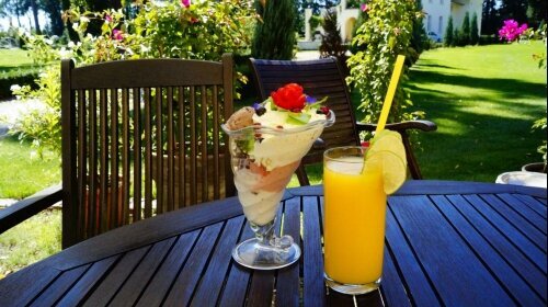 Schlosshotel Wiechlice - Terrasse/Außenbereich