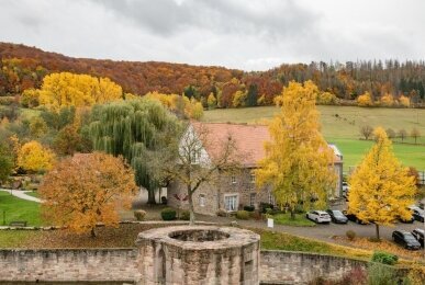 Schlosspark im Herbst, Quelle: Göbel·s Schlosshotel Prinz von Hessen