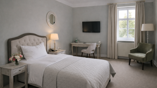 Die Zimmer mit Queensize-Bett sind perfekt für Alleinreisende, die sich nach einem Tag voller Aktivitäten zurückziehen möchten, aber auch für eine Übernachtung zu zweit gut geeignet. Die Zimmer bieten ein gemütliches Ambiente mit allem notwendigen Komfort