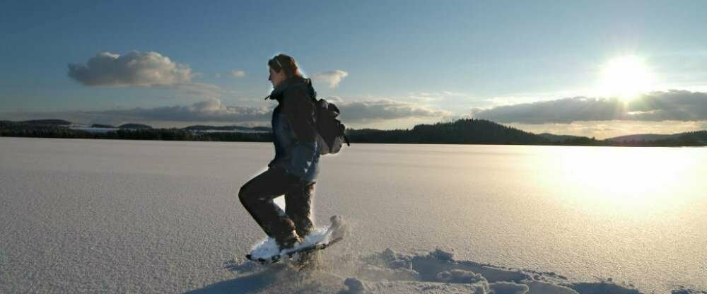 Winterspaß beim Schneeschuhwandern