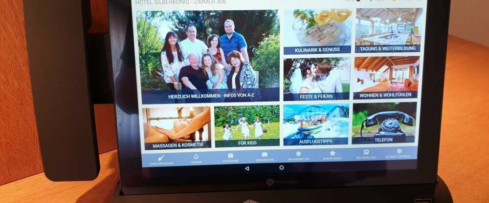 In-Room-Tablets in jedem Zimmer
