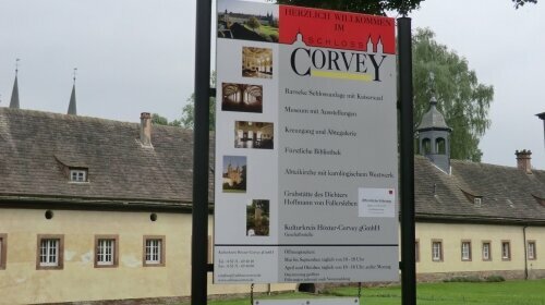 Sonnenhof - Kloster Abtei Schloss Corvey, Weltkulturerbe