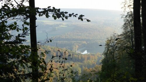 Blick vom Mythenberg K8 in Lügde Hermanns-Route