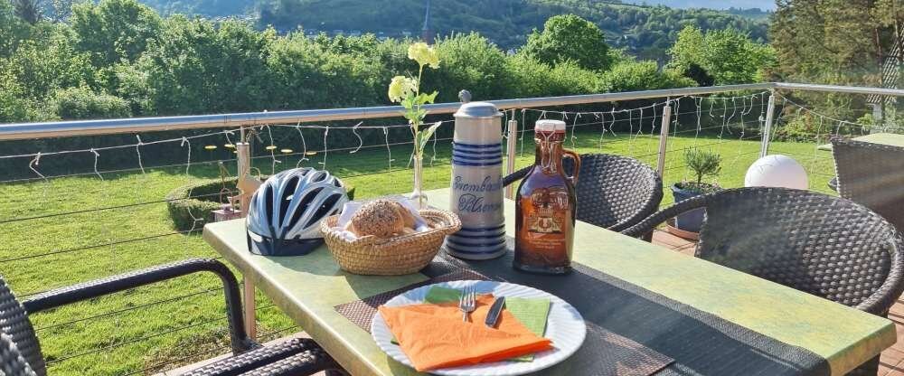 Tolle Ausblicke..... Unsere Biersorten vom Fass!