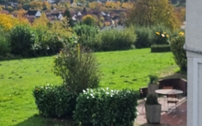 Sonnenhof - Gartenbereich und Saunaterrasse