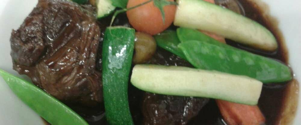 unsere leckeren Ochsenbäckchen