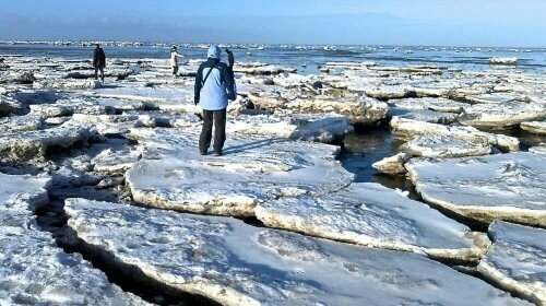 Strand Nordsee Winter