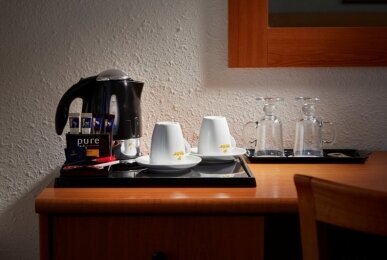 Tee- und Kaffee-Set mit Wasserkocher, Quelle: Spa Hotel Děvín **** Superior