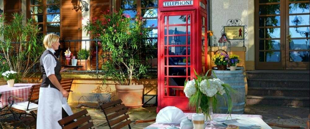 Terrasse Hotel Burgkeller in Meißen
