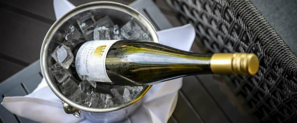 Terrasse im Hotel Erb