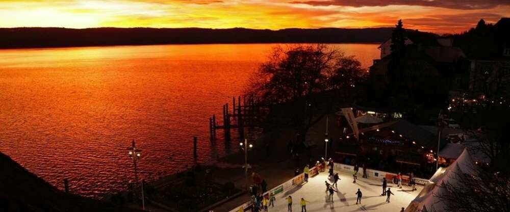 ÜB on Ice - die Eislaufbahn direkt am See