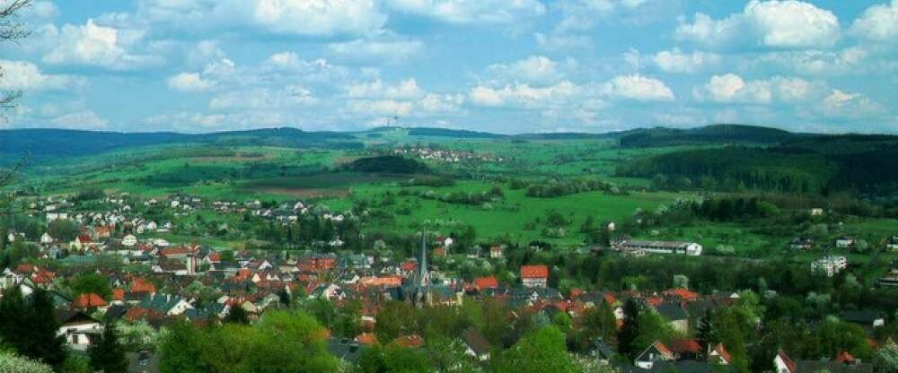 Lage und Umgebung in Schotten