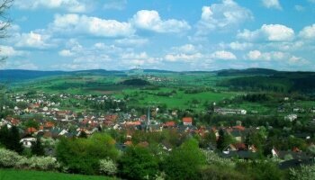 Lage und Umgebung in Schotten