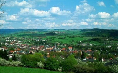 Lage und Umgebung in Schotten