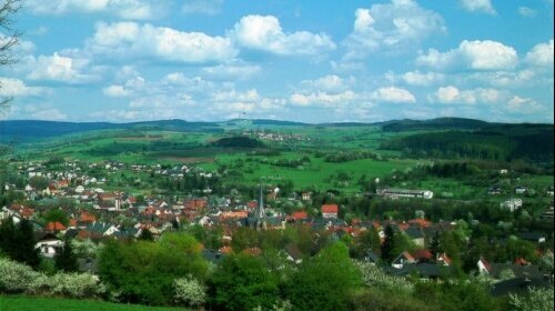 Lage und Umgebung in Schotten