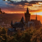 Blick vom Agnesberg auf das Schloss Wernigerode. Ein ganz besonderer Wandertip.