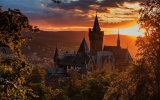 Blick vom Agnesberg auf das Schloss Wernigerode. Ein ganz besonderer Wandertip.