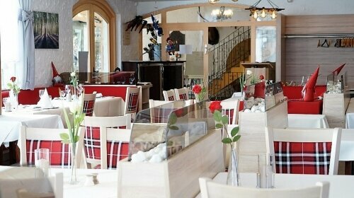 Das Restaurant ist im typischen Landhausstil ausgestattet!