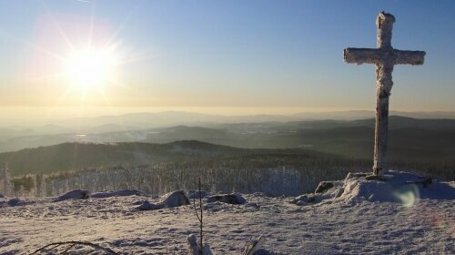 Herrlicher Weitblick bis hin zu den Alpen vom Hausberg Lusen