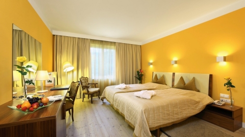 Die nostalgisch gestalteten Vintage-Doppelzimmer sind bis zu 22 Quadratmeter groß und bieten Besuchern die Möglichkeit, die Gastfreundschaft des Hotels zu den günstigsten Bedingungen zu genießen.