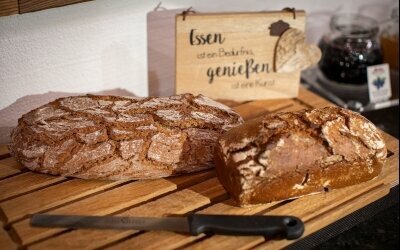 Frisches Brot vom Bäcker