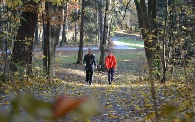 Walking im Kurpark 