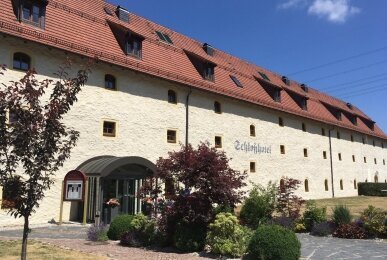 Hoteleingang, Quelle: Wasserschloss Klaffenbach Schlosshotel Chemnitz