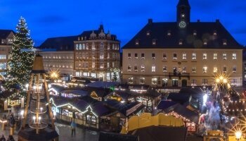 Weihnachtsmarkt direkt vor dem Hotel