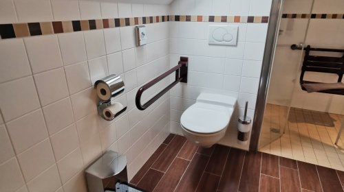 Doppelzimmer Superior 
Badezimmer - barrierefrei