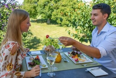 Wellnesshotel Sonnenhof & Sonnhalde - Terrasse/Außenbereich, Quelle: Wellnesshotel Sonnenhof & Sonnhalde