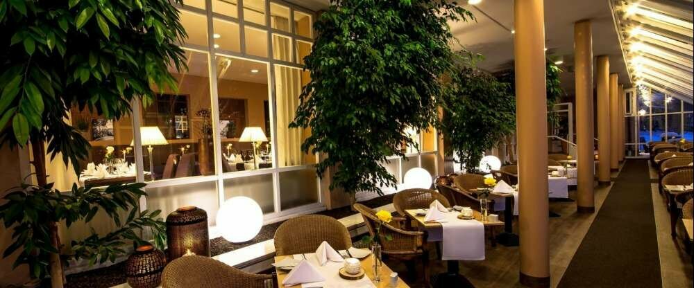 Abenddämmerung Wintergarten