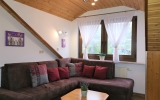 Wohnzimmer in einer Ferienwohnung