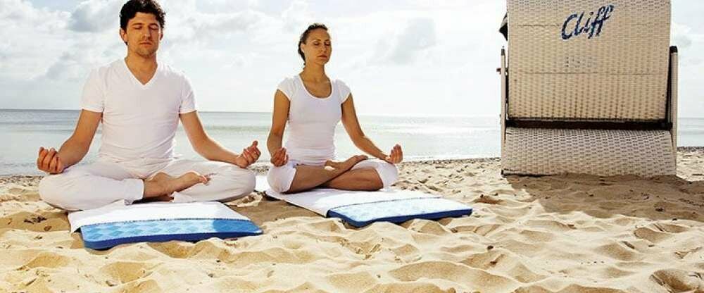 Yoga am Strand