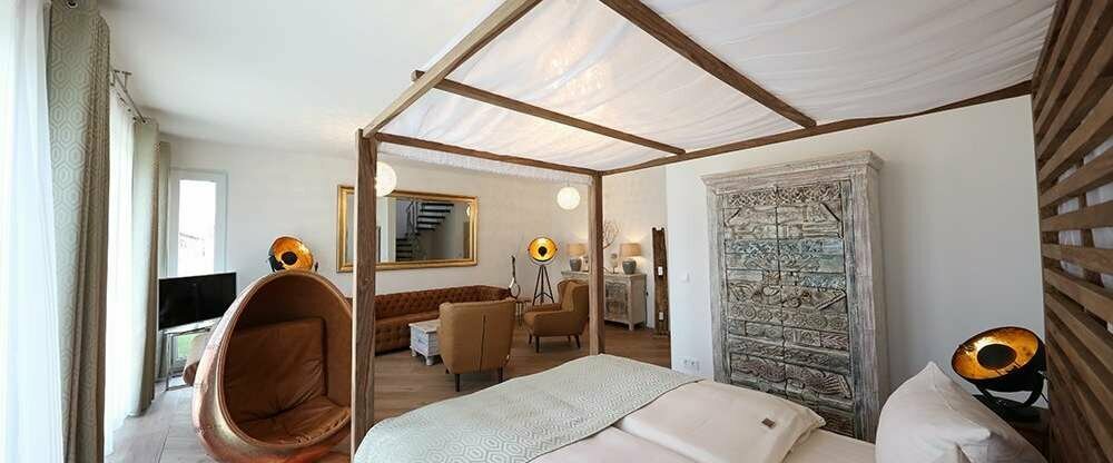 Himmelbett im Souterrain