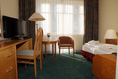 First Class Einzelzimmer, Quelle: Park Hotel Fasanerie Neustrelitz