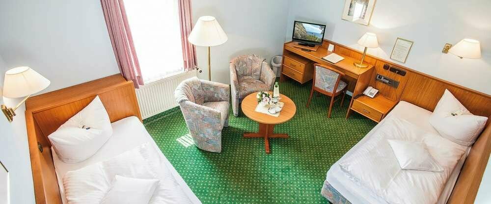 Zweibettzimmer im Vitalhotel am Stadtpark