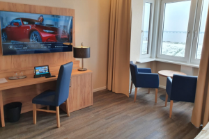 Doppelzimmer Komfort mit Meerblick, Quelle: (c) Nordseehotel Wilhelmshaven