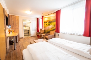 Doppelzimmer Landromantik mit Balkon, Quelle: (c) Landhotel Zur Grünen Kutte