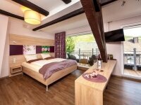 Doppelzimmer mit Moselblick & Balkon Hotel, Quelle: (c) Landidyll Hotel Weinhaus Halfenstube Doppelzimmer mit Moselblick & Balkon Hotel, Quelle: (c) Landidyll Hotel Weinhaus Halfenstube