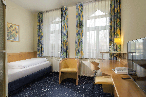 Einzelzimmer, Quelle: (c) Hotel Schloss Schweinsburg